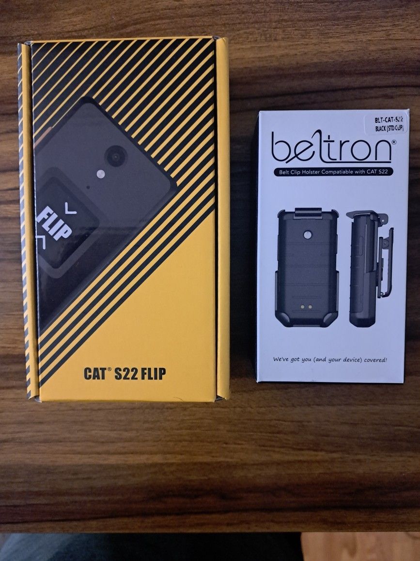 Open Box CAT S22 Flip Rugged Touch Screen Phone T-Mobile 🔓 GSM Unlocked