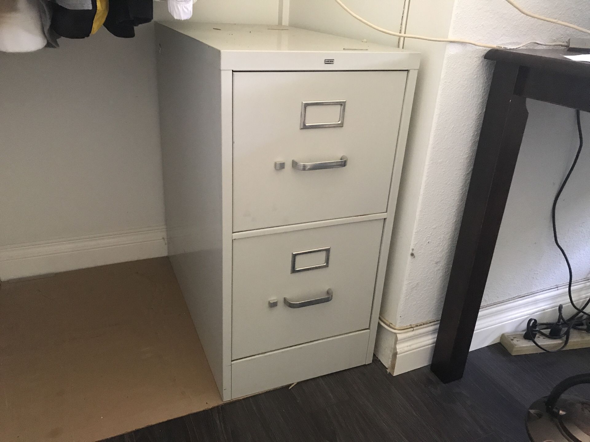 Filing cabinet two drawer