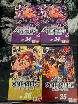 One piece starter decks