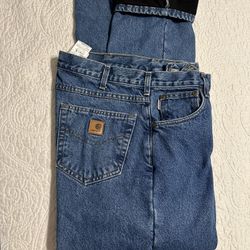 Carhartt Fleece Lined Jeans (33x32)