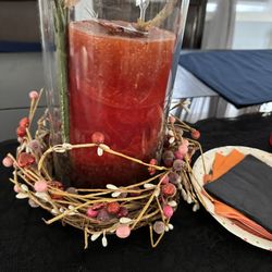 Decorative candle vase