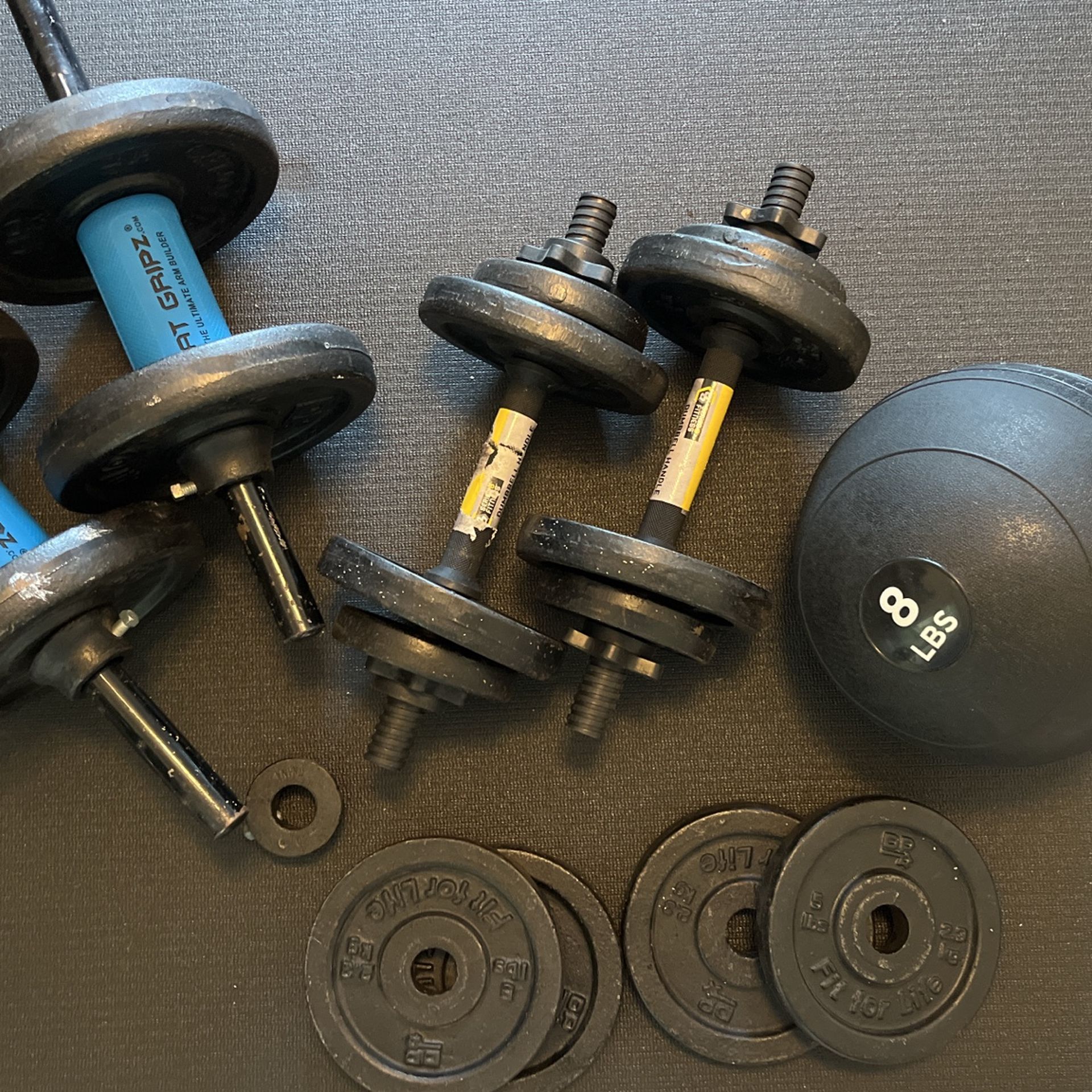 Barbell Weights And Slam Ball