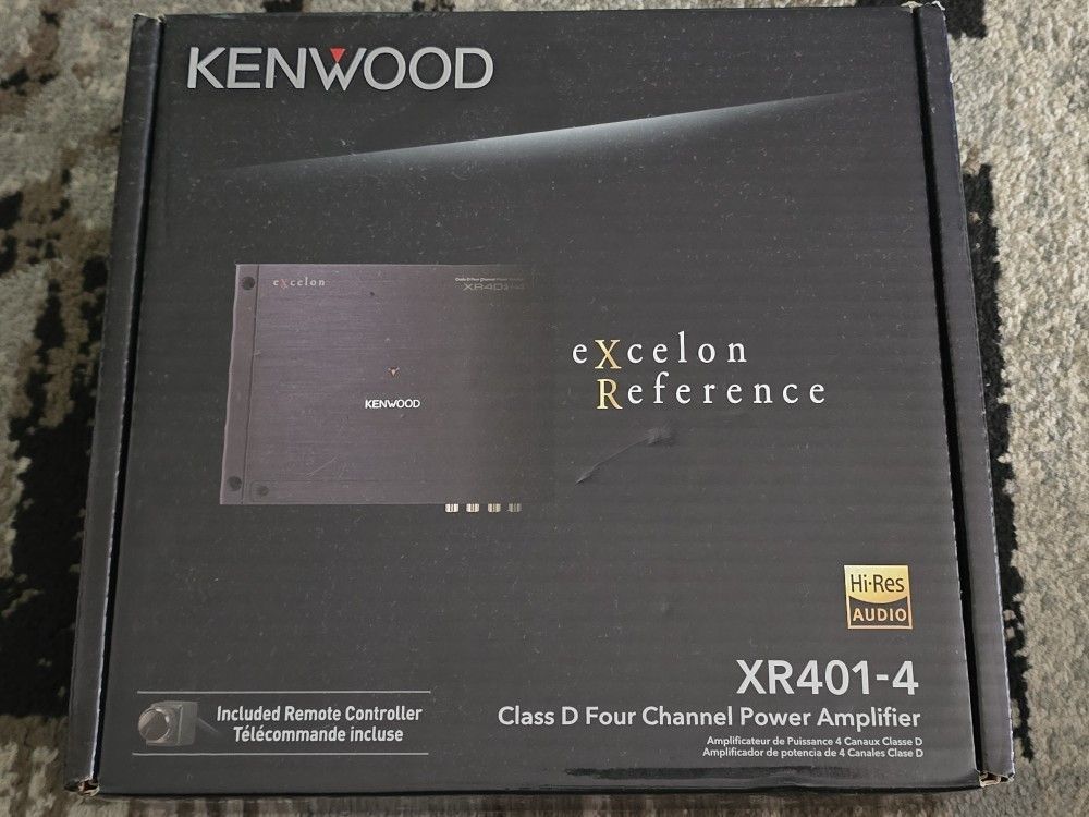 Kenwood Excelon XR401-4 Hi-Res Amplifier 