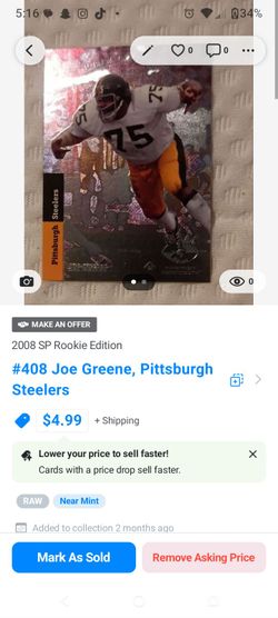 2008 SP Rookie Edition Joe Greene #408 Steelers