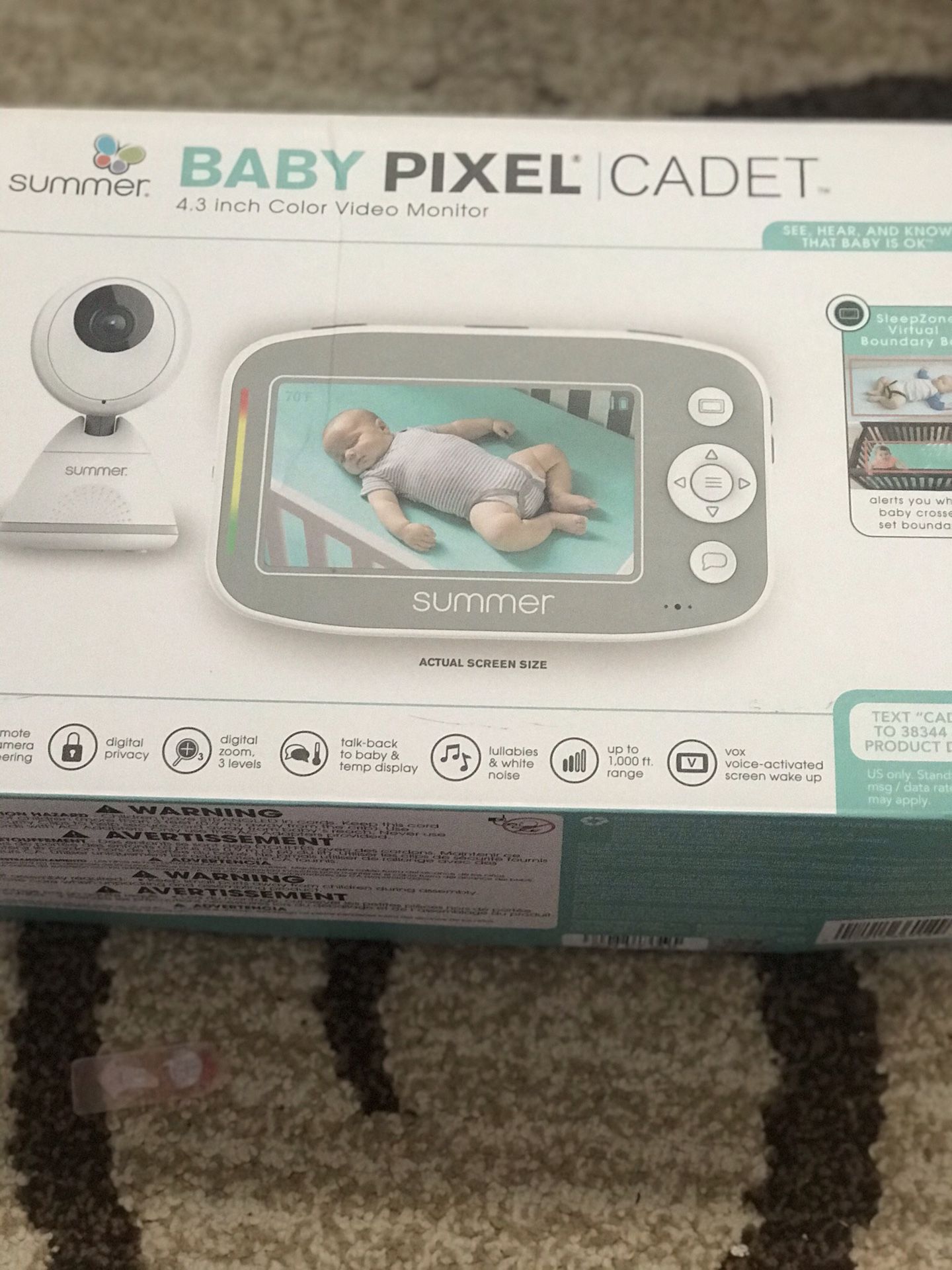 Summer baby pixel cadet