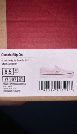 BRAND NEW VANS 6.5y