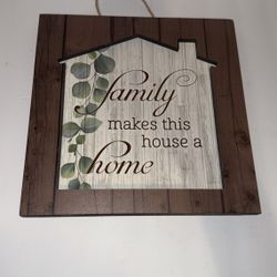 Wood Wall Plaque/ Wall Decor