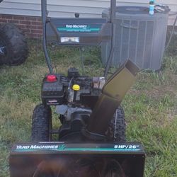 I Have A 26-in Electric Start Yardman Machine Obs