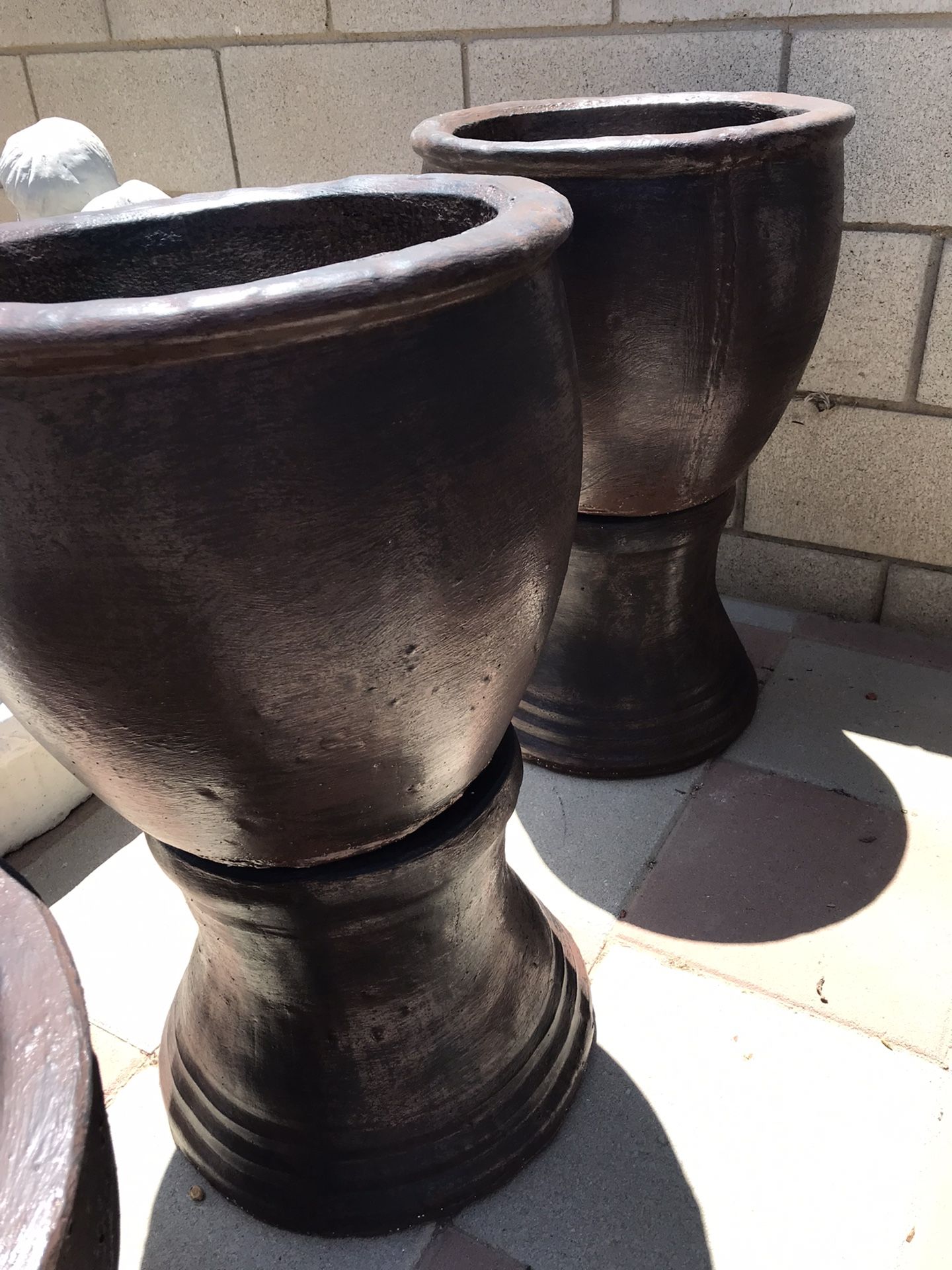 New Flower Pots Made Out Of Cement Home & Garden