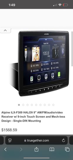 Apple CarPlay Alpine Touch Screen(message For One Day Deal)
