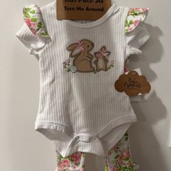 Easter Baby Outfit With Accessories 3-6 months 