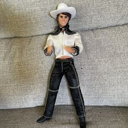1980S Western Can Doll And Horse