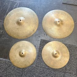 60s Zildjian Cymbals Crash Ride Hi Hat 