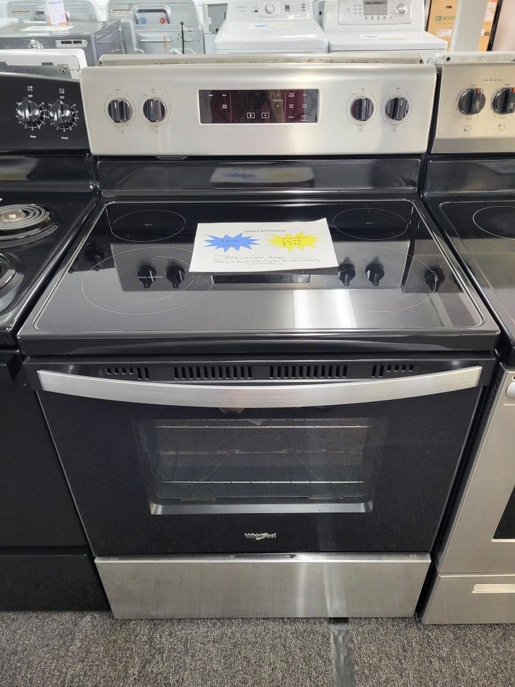 💥Super Range Sale! 2022 Like New Whirlpool Electric Range-Warranty Included 