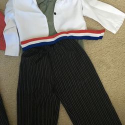 CHILEAN typical Suit Boy, size 3 consists of striped pants, huaso vest shirt.
