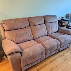 Double Recliner Couch 