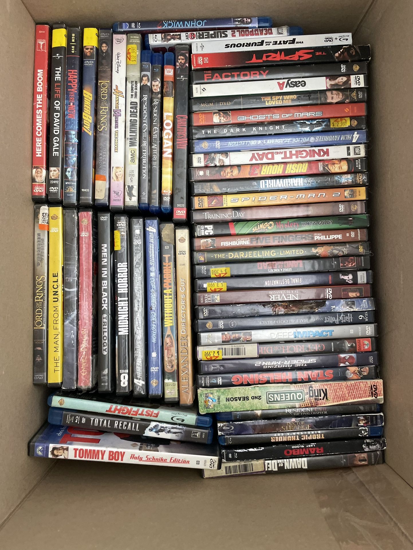 80+ DVDs & Blu-rays – Movie Lot – $80 OBO 