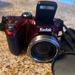 KODAK PIXPRO AZ401 Bridge Digital Camera- (Red)Make Me A Reasonable Offer Price Is Negotiable 