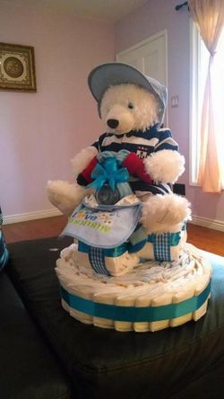 Custom diaper cake