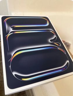 New In Box IPad Pro 13inch 8th Gen 2026 WiFi/Celluar 5G Space Black M5