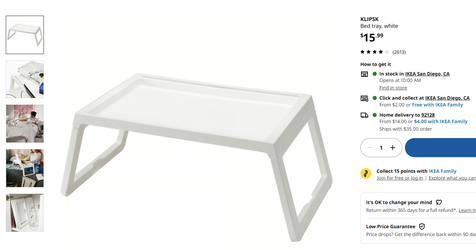 Breakfast in Bed Table