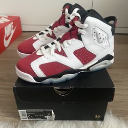 Jordan retro 6 carmine sz 7 