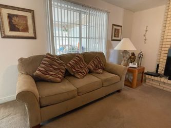 Biege Sofa and Love seat