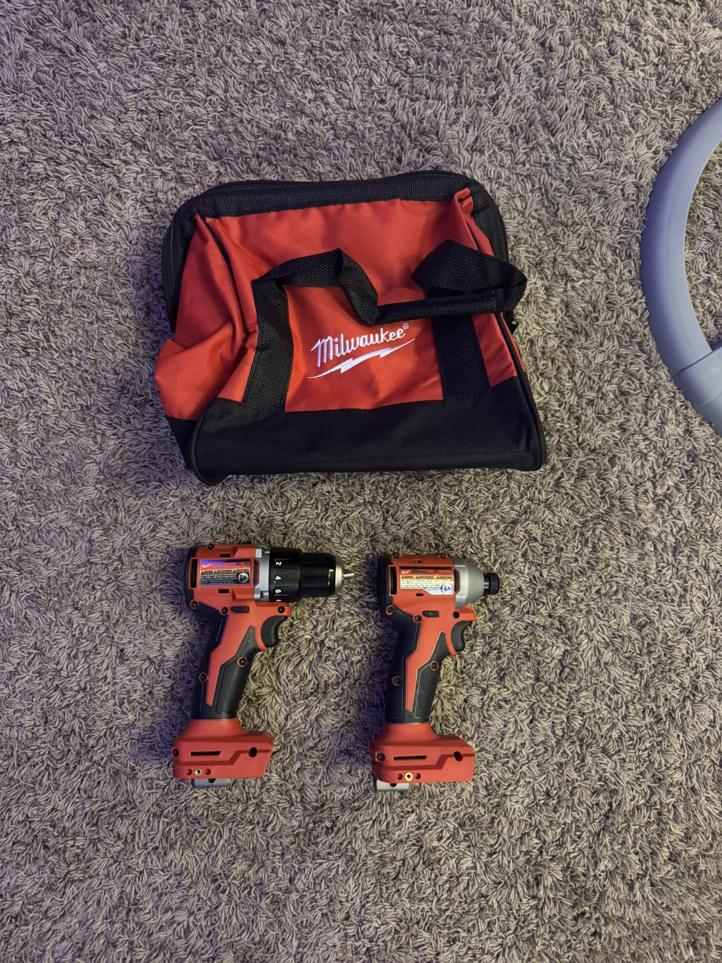 Milwaukee Drills (Tool Only) Bag Included