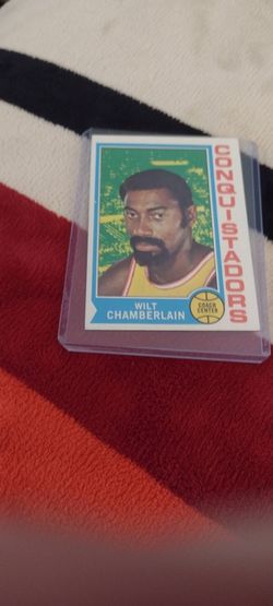 Basketball Wilt Chamberlain 1974 Topps cash porch pickup Redmond