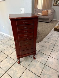 Standing Jewelry  Armoire