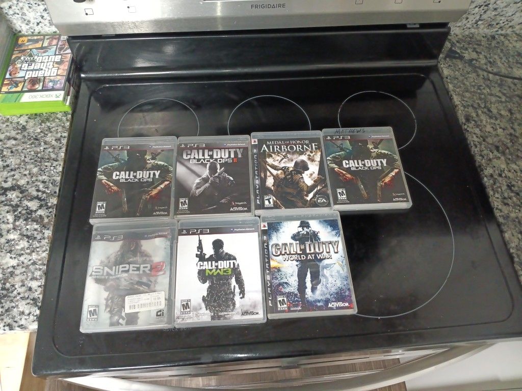 Ps3 Games 7 For $15.00 Dollar 