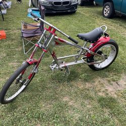 Schwinn Stingray Bike Orange County Chopper Chrome 20”