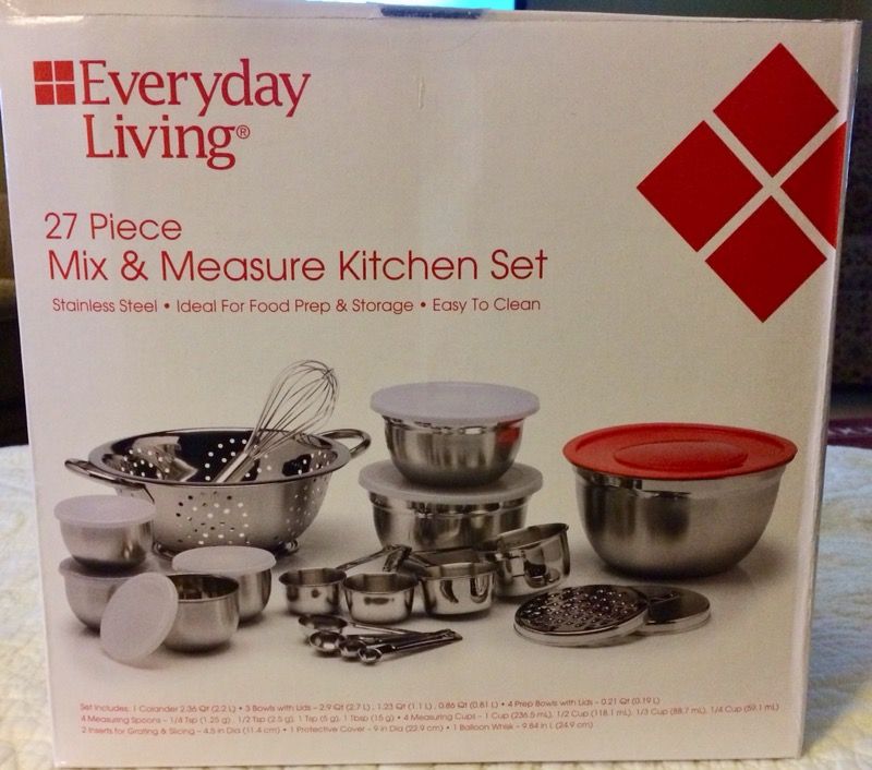 Everyday Living (27) piece mix & measure kitchen set