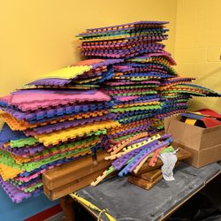 Colorful Soft Play 2x2 Tiles – Perfect for Kids!