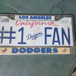 Dodgers Collectable License Plate $40$