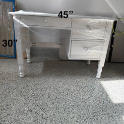 Desk, Bookshelf, Chest Of Drawers