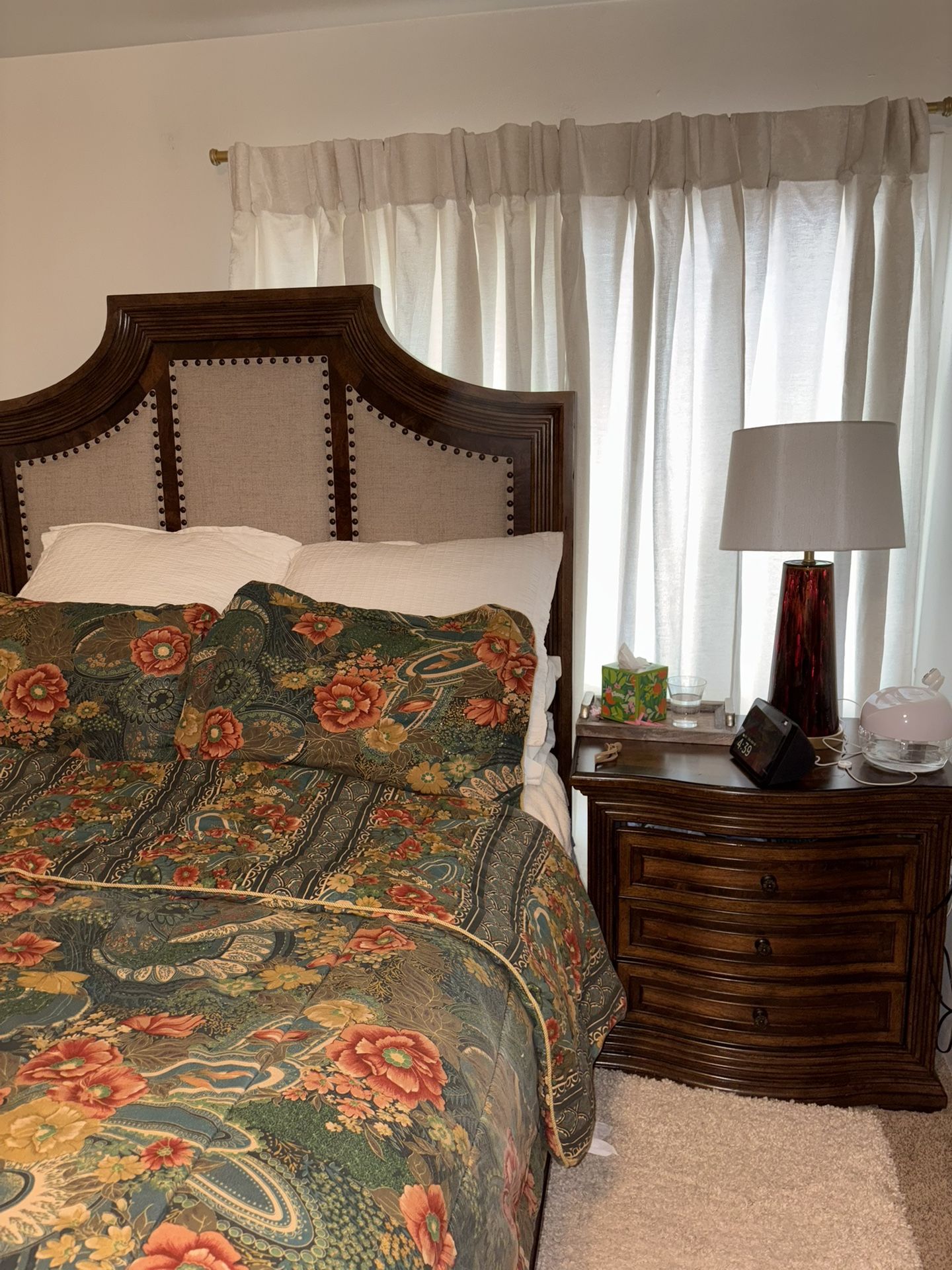 Bed Set w/ Mattress w/ Adjustable Boxspring