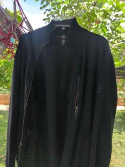 Calvin Klein Black Full-Zip Jacket Size L