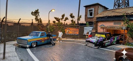 Hotwheels 83 Silverado and 62 Chevy truck costums