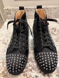 Christian Louboutin Spiked High-Top Sneakers