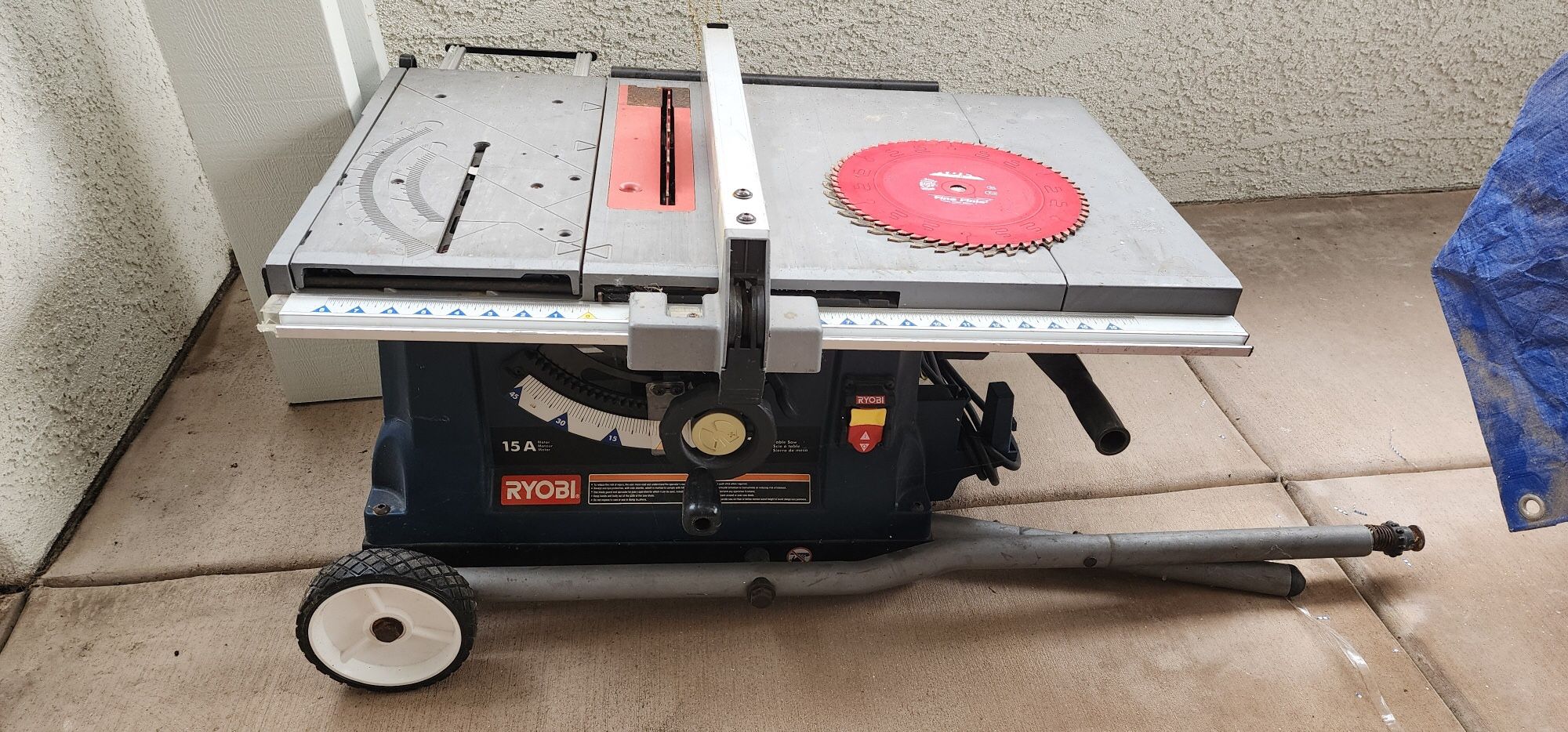 Ryobi 10” table saw and carbide blades
