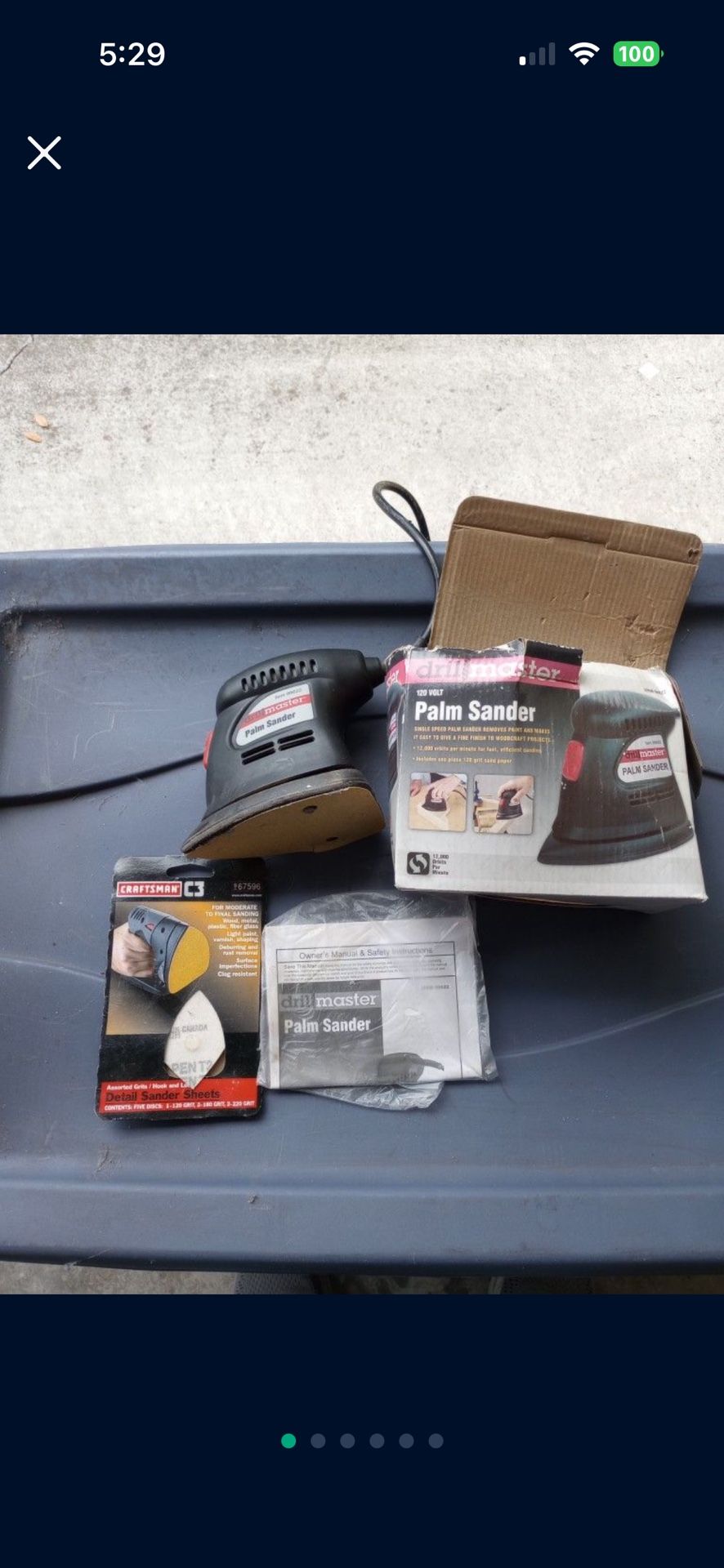 Drill Master Palm Sander 