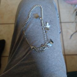 Silver Butterfly Bracelet/Anklet