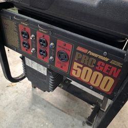 Coleman Powermate Pro Gen 5000 Watt Generator 