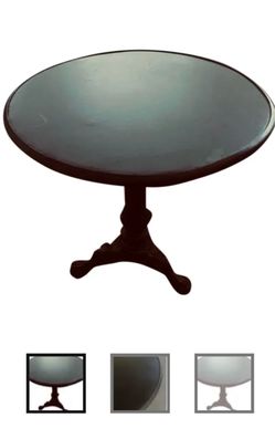 Vintage Restoration Hardware cast iron bistro table