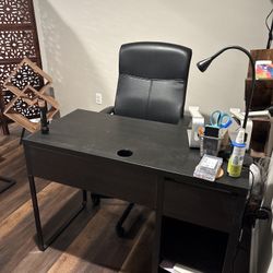 Desk With Matching Office Chair