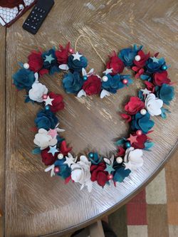 Mickey ears 4th July Door Wreath