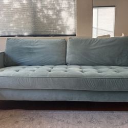  Velvet Sofa – Excellent Condition