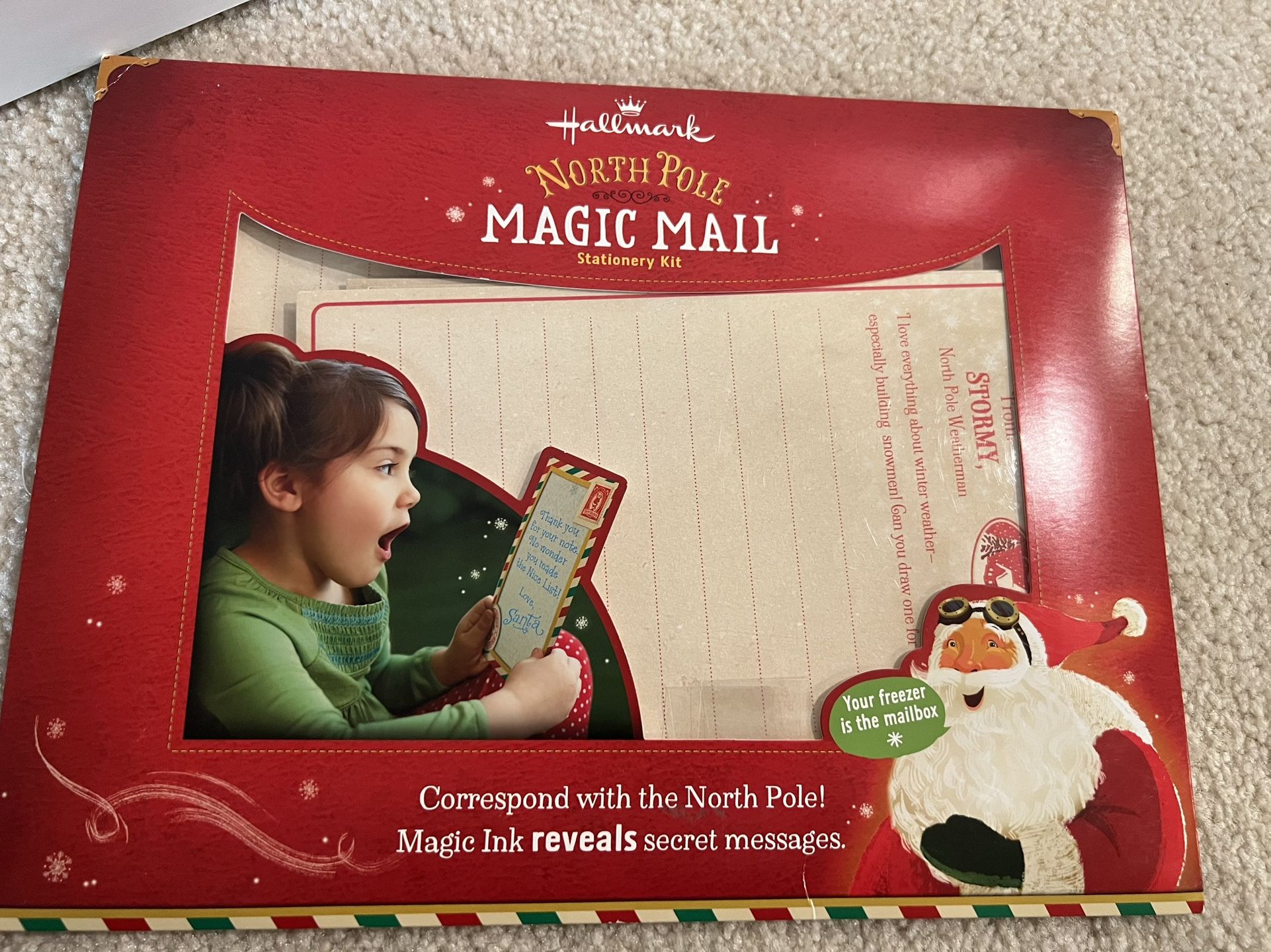 NEW North Pole Magic Mail Stationary Kit