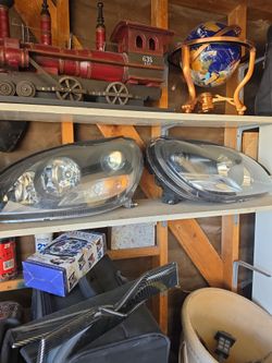 Custom headlights came off of 2000 Mercedes. S500